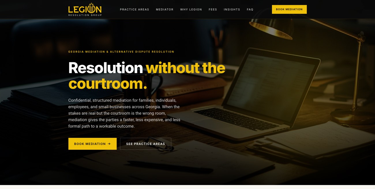 Legion Resolution Group mediation website