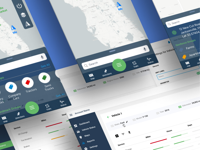 Fleet tracking dashboard