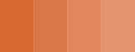 color orange gradient